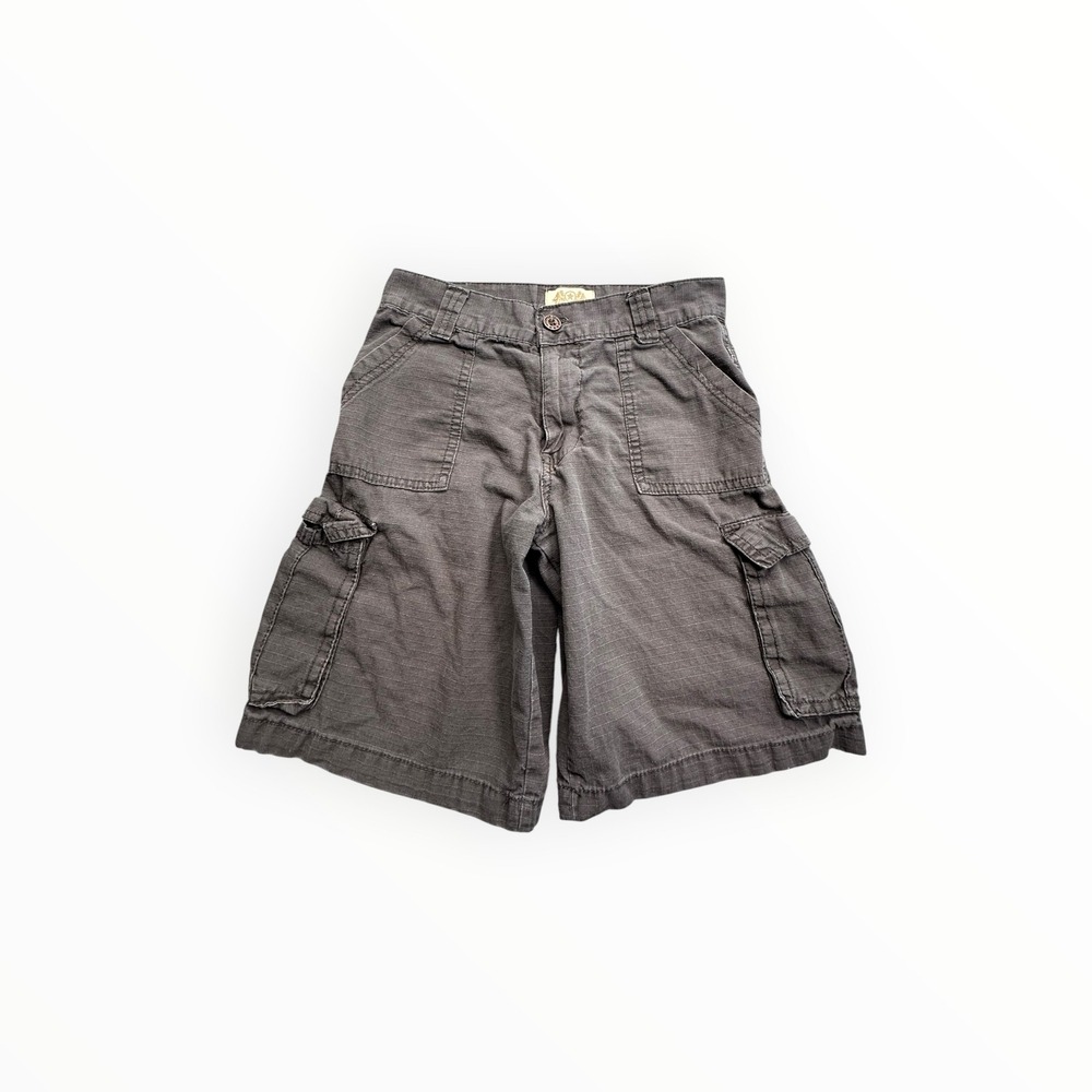 Copper Denim Cargo Shorts Boys 8 Grey 9E3275C Wide Leg‎ Utilitarian Gorpcore